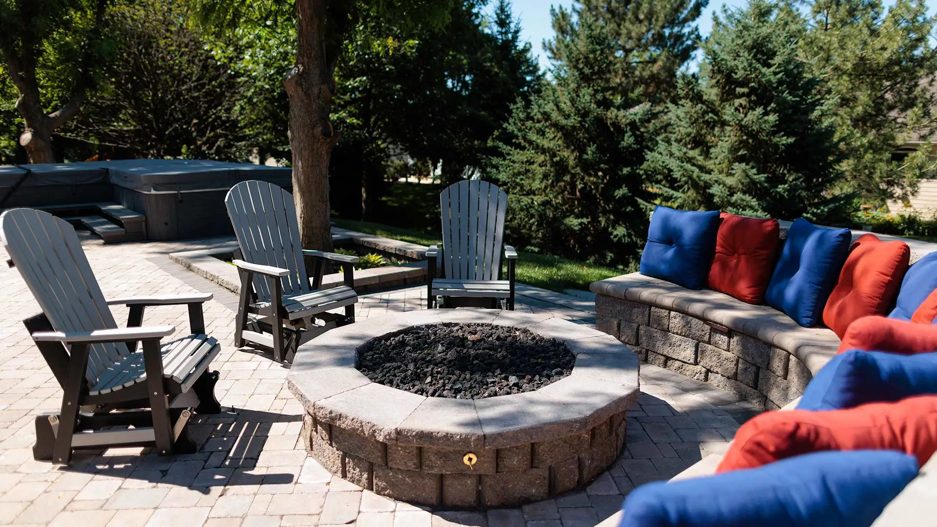 Backyard Makeover in Omaha, NE - New Patio, Fire Pit, Swim Spa, & More!